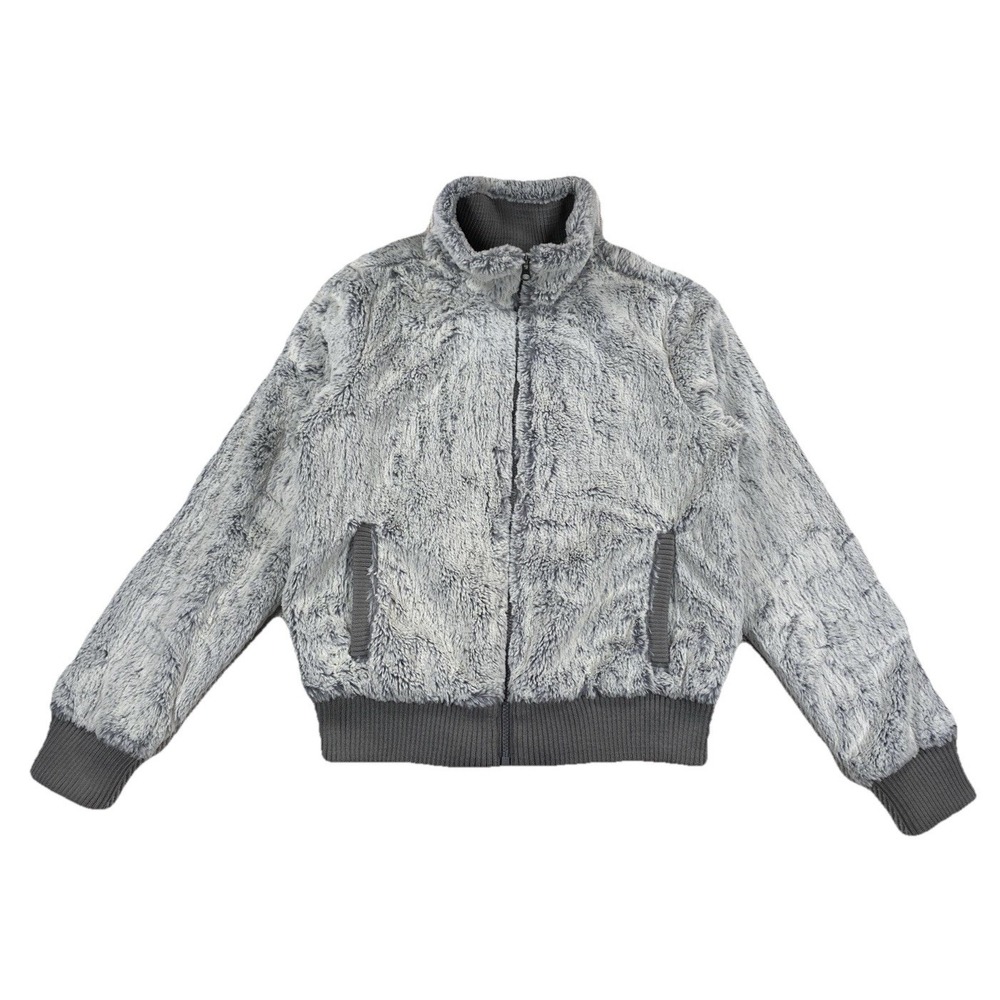 Patagonia Conejo Jacket High Pile Full Zip Gray Women's Small